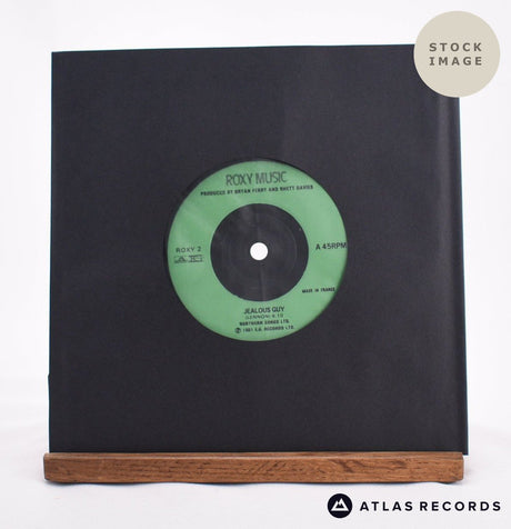 Roxy Music Jealous Guy 7" Vinyl Record - Sleeve & Record Side-By-Side