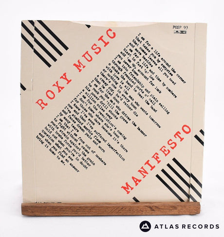 Roxy Music - Over You - 7" Vinyl Record - EX/EX