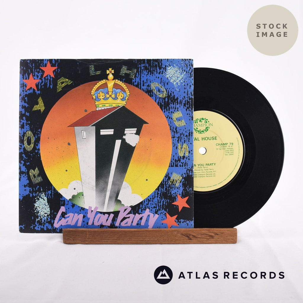 Royal House Can You Party Vinyl Record - Sleeve & Record Side-By-Side