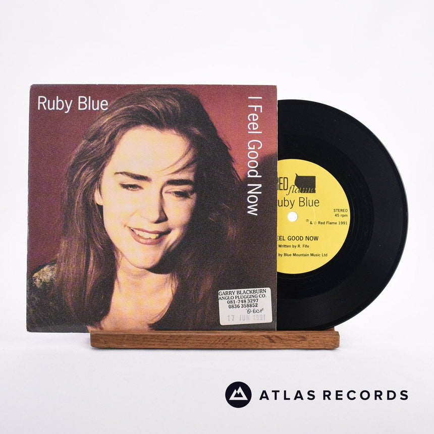 Ruby Blue I Feel Good Now 7" Vinyl Record - Front Cover & Record