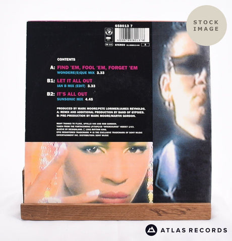 S'Express Find 'Em, Fool 'Em, Forget 'Em Vinyl Record - Reverse Of Sleeve