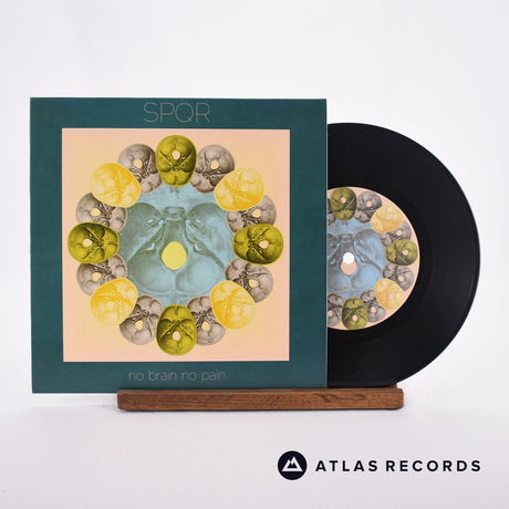 SPQR No Brain No Pain 7" Vinyl Record - Front Cover & Record