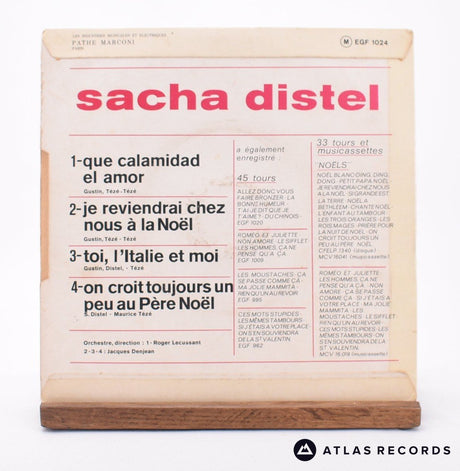 Sacha Distel - Que Calamidad El Amor - 7" EP Vinyl Record - VG+/VG+