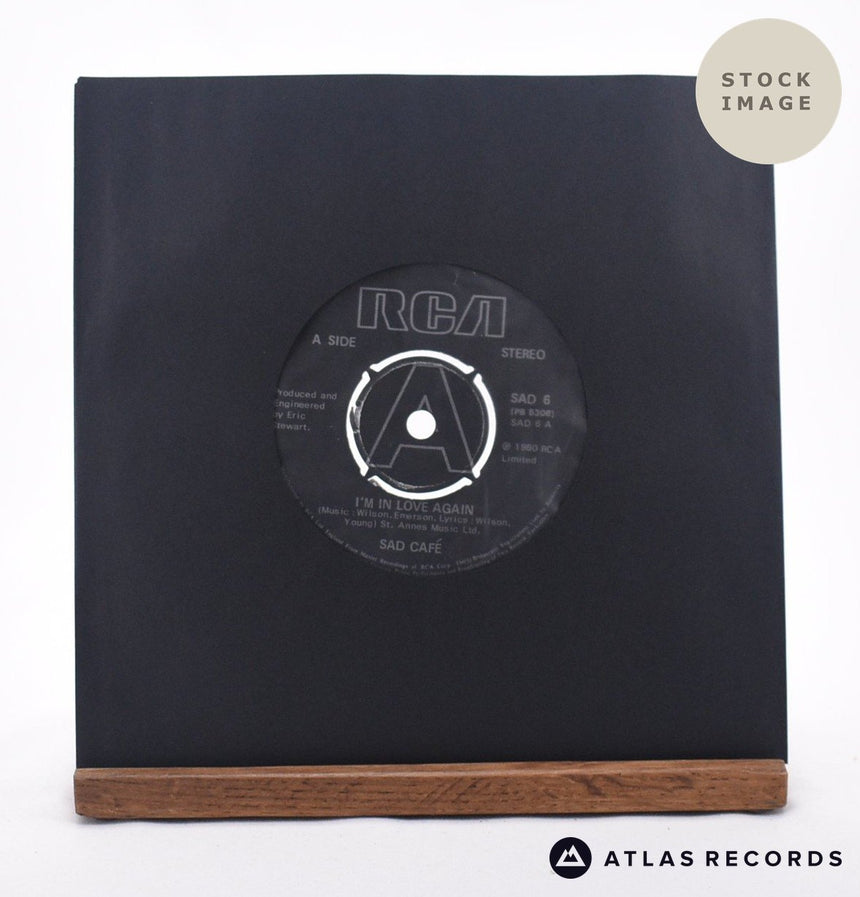 Sad Café I'm In Love Again 7" Vinyl Record - Sleeve & Record Side-By-Side