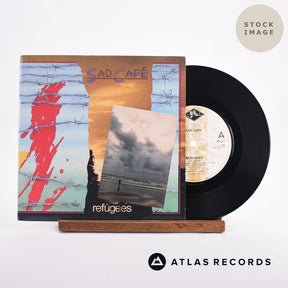 Sad Café Refugees 7" Vinyl Record - Sleeve & Record Side-By-Side