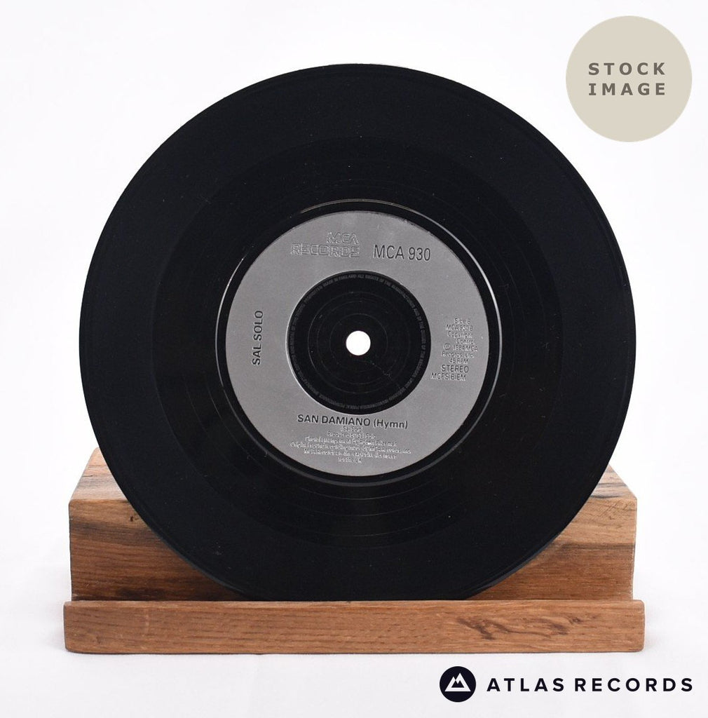 Sal Solo San Damiano Vinyl Record - Record B Side