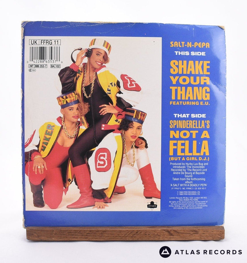 Salt 'N' Pepa - Shake Your Thang / Spinderella's Not A Fella (But A Girl DJ) - 7" Vinyl Record - VG/VG+