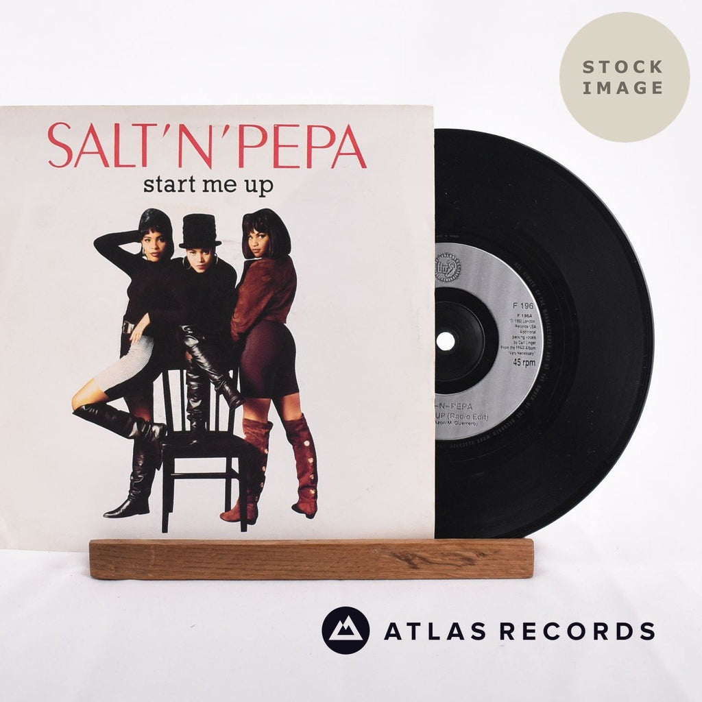 Salt 'N' Pepa Start Me Up Vinyl Record - Sleeve & Record Side-By-Side