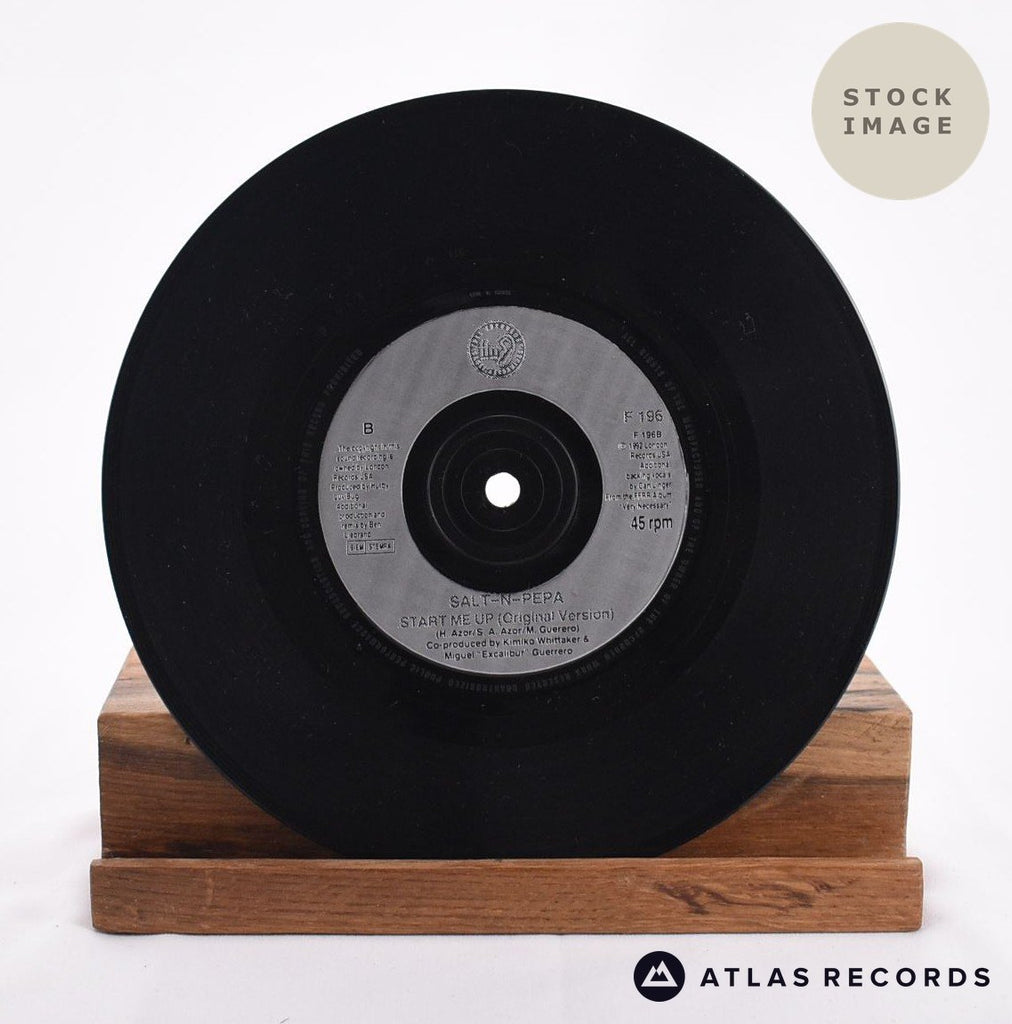 Salt 'N' Pepa Start Me Up Vinyl Record - Record B Side