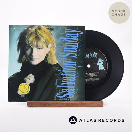 Salvation Sunday Come To Your Senses 7" Vinyl Record - Sleeve & Record Side-By-Side