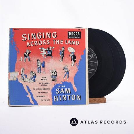 Sam Hinton The Old World Heritage 7" Vinyl Record - Front Cover & Record