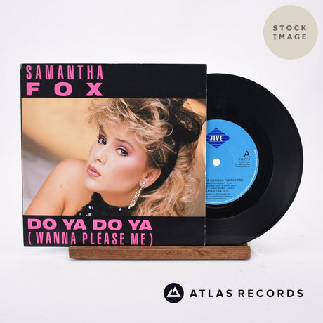 Samantha Fox Do Ya Do Ya Vinyl Record - Sleeve & Record Side-By-Side