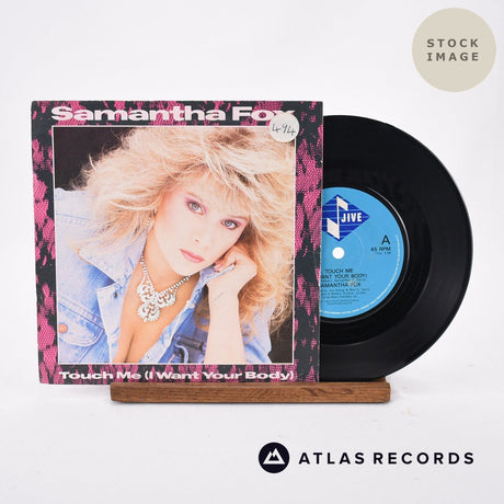 Samantha Fox Touch Me 1985 Vinyl Record - Sleeve & Record Side-By-Side