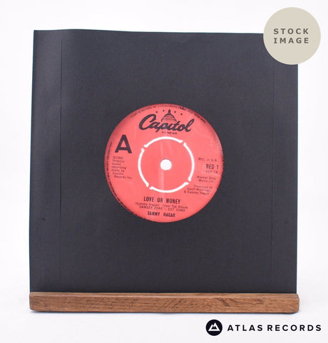 Sammy Hagar Heartbeat 7" Vinyl Record - Reverse Of Sleeve