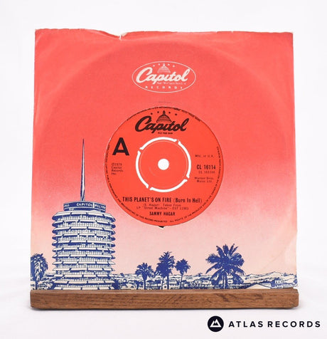 Sammy Hagar This Planet's On Fire 7" Vinyl Record - In Sleeve