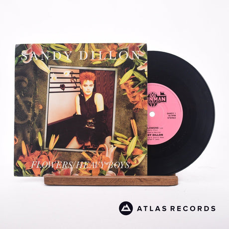 Sandy Dillon Flowers 7" Vinyl Record - Front Cover & Record