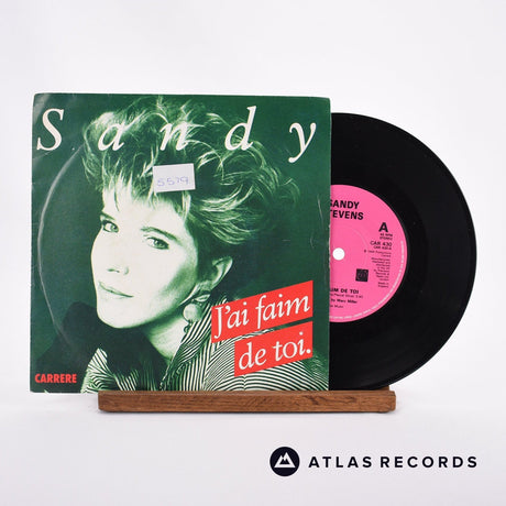 Sandy Stevens J'ai Faim De Toi 7" Vinyl Record - Front Cover & Record