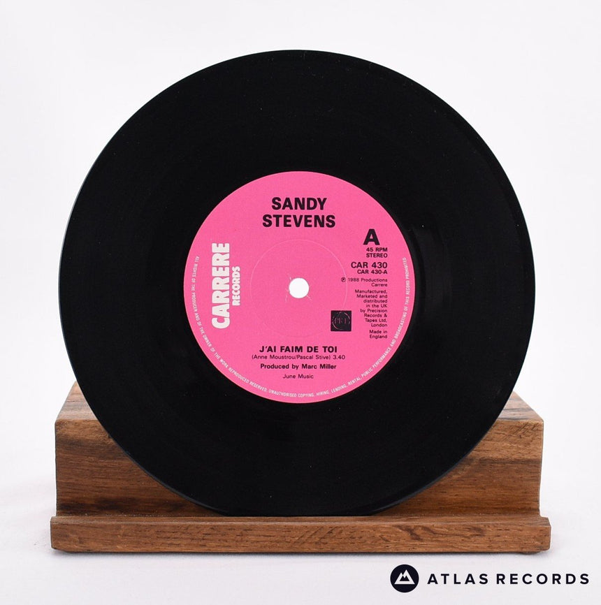 Sandy Stevens - J'ai Faim De Toi - 7" Vinyl Record - VG+/VG+