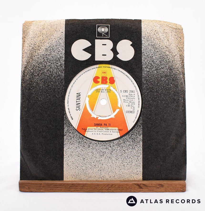 Santana Samba Pa Ti 7" Vinyl Record - In Sleeve