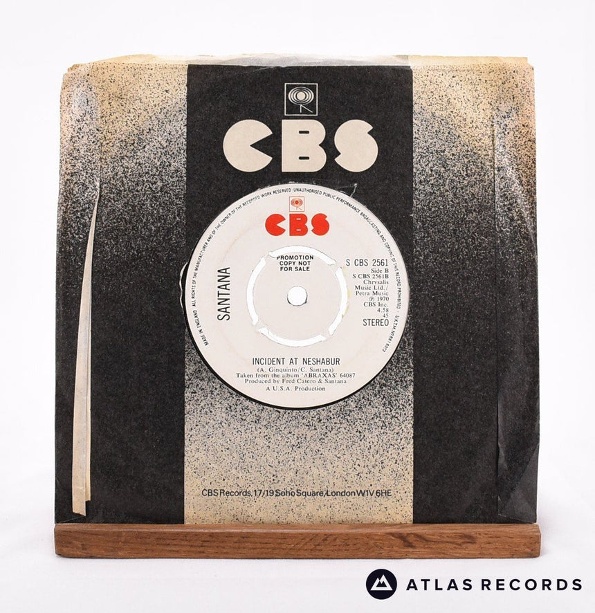 Santana - Samba Pa Ti - Promo 7" Vinyl Record - VG+/EX