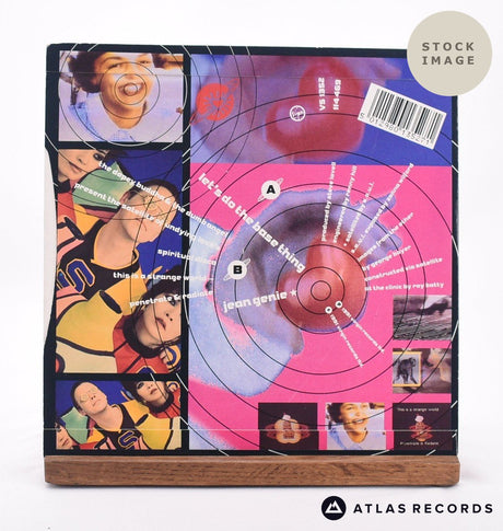 Satellite Of Undying Love Let's Do The Base Thing 7" Vinyl Record - Reverse Of Sleeve