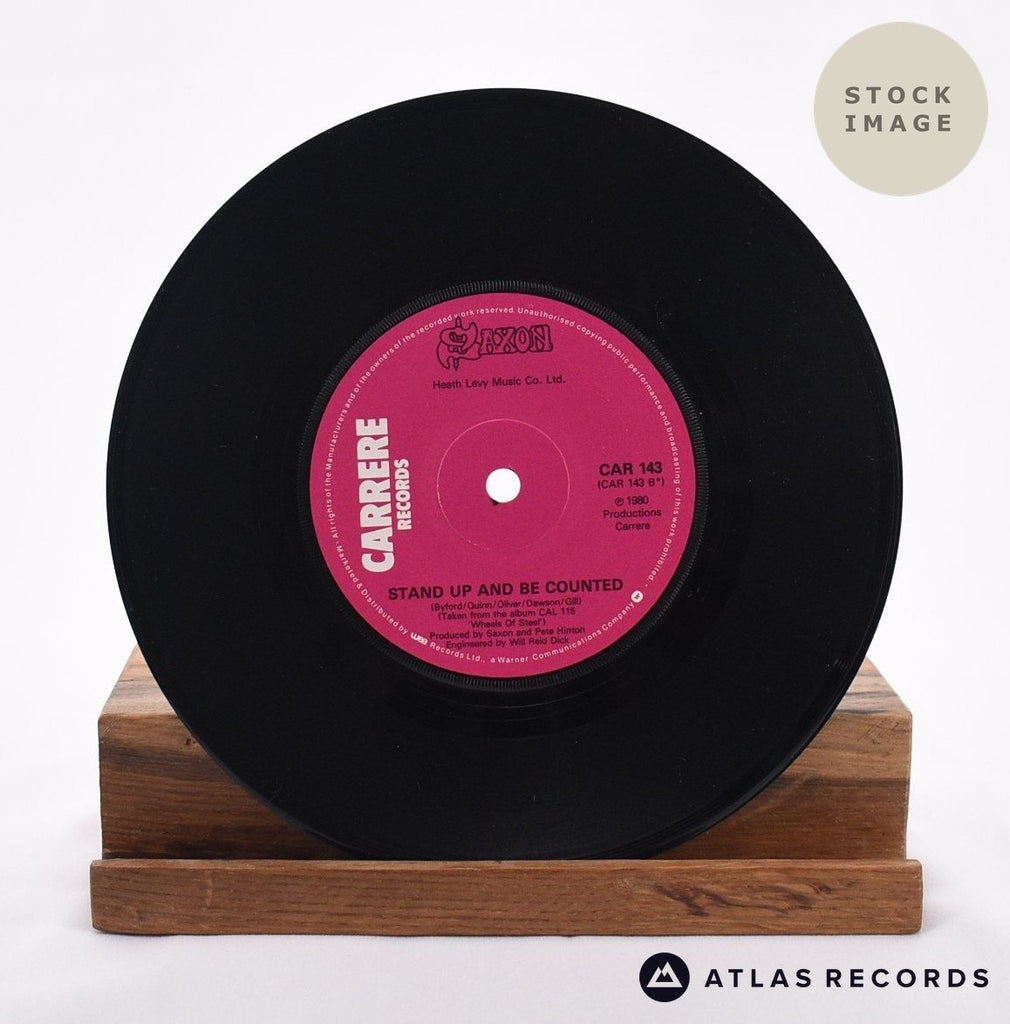 Saxon Wheels Of Steel Vinyl Record - Record B Side