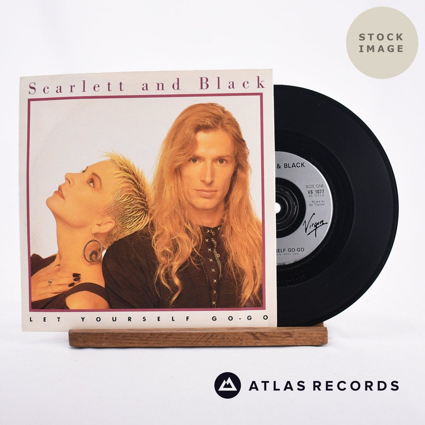 Scarlett & Black Let Yourself Go-Go 7" Vinyl Record - Sleeve & Record Side-By-Side
