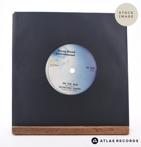 Scorched Earth On The Run 7" Vinyl Record - Sleeve & Record Side-By-Side