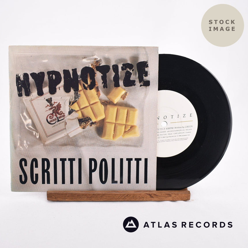 Scritti Politti Hypnotize 1975 Vinyl Record - Sleeve & Record Side-By-Side