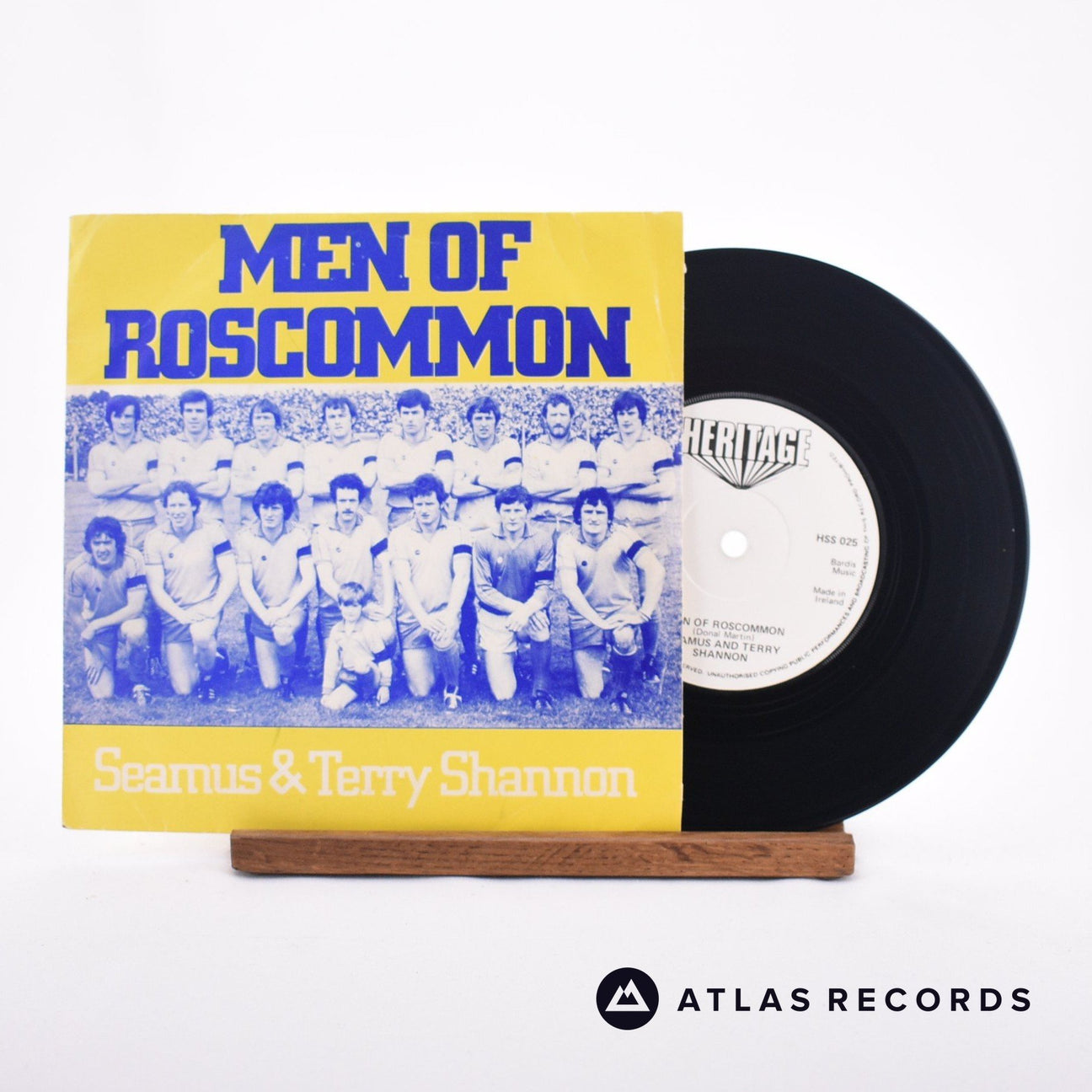 Seamus Shannon Men Of Roscommon 7" Vinyl Record - Front Cover & Record