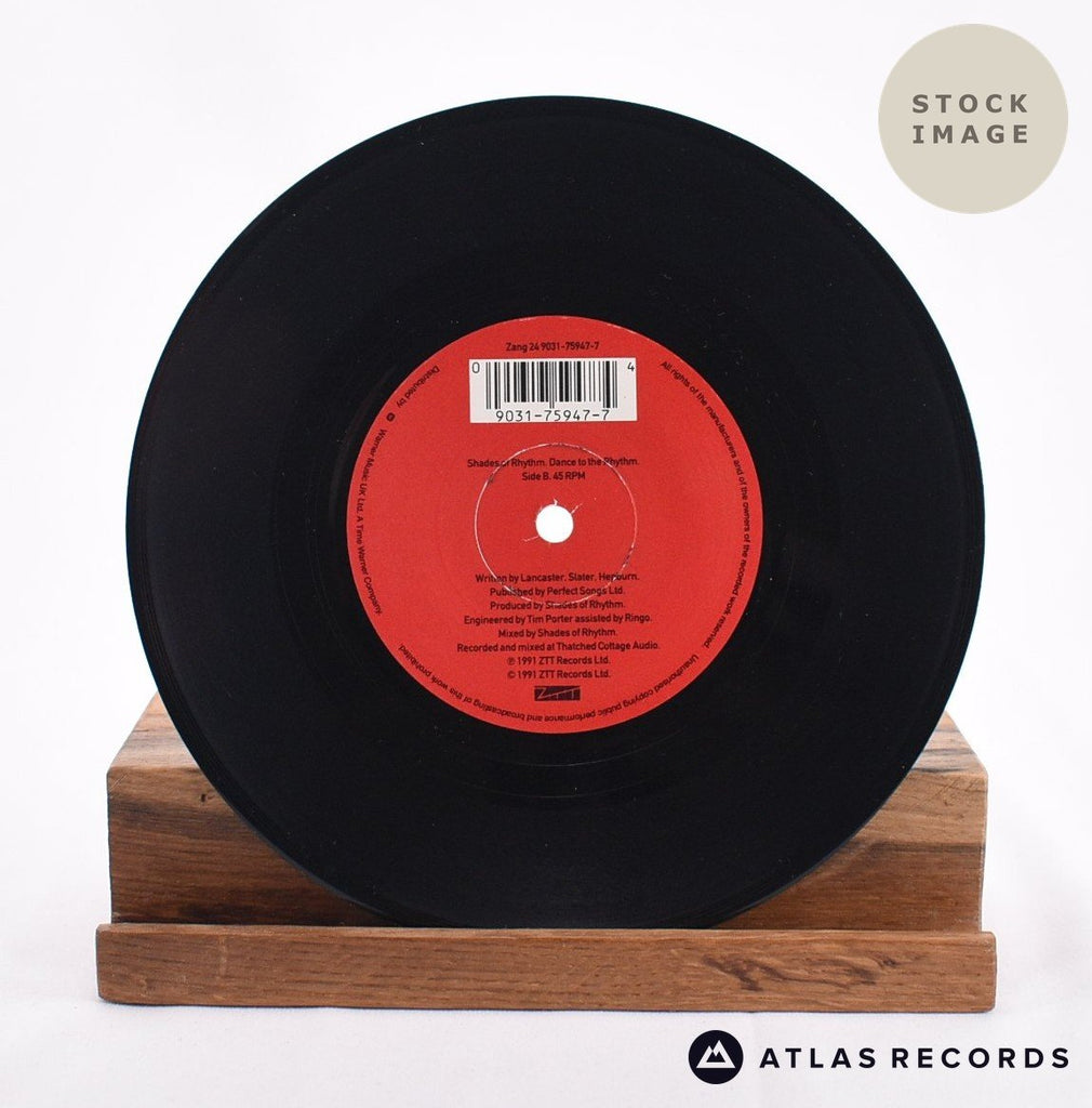 Shades Of Rhythm Extacy EP Vinyl Record - Record B Side