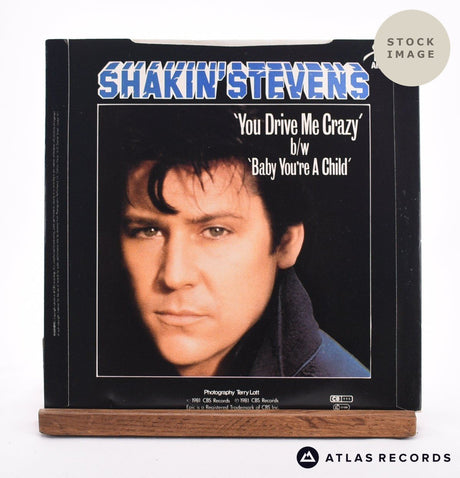 Shakin' Stevens You Drive Me Crazy 7" Vinyl Record - Reverse Of Sleeve