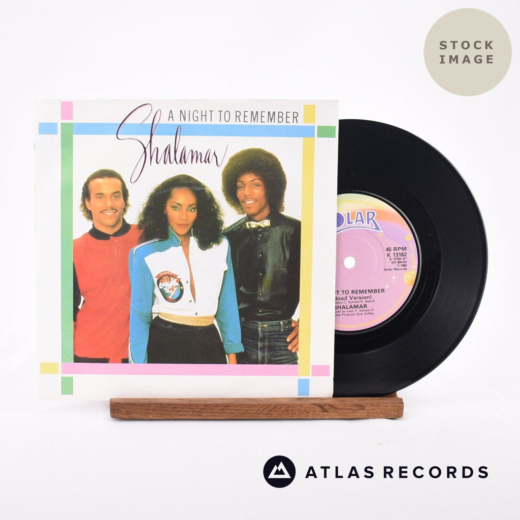 Shalamar A Night To Remember 1991 Vinyl Record - Sleeve & Record Side-By-Side