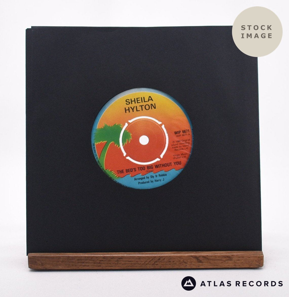 Sheila Hylton The Bed's Too Big Without You 7" Vinyl Record & Atlas