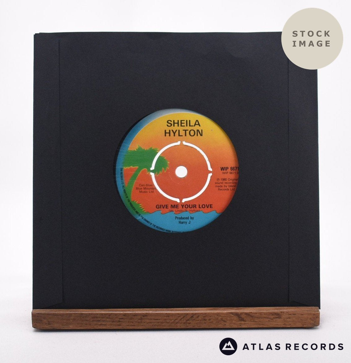 Sheila Hylton The Bed's Too Big Without You 7" Vinyl Record & Atlas