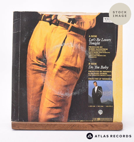 Sherrick Let's Be Lovers Tonight 7" Vinyl Record - Reverse Of Sleeve