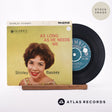 Shirley Bassey As Long As He Needs Me 7" Vinyl Record - Sleeve & Record Side-By-Side