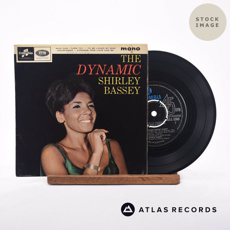 Shirley Bassey The Dynamic Shirley Bassey 7" Vinyl Record - Sleeve & Record Side-By-Side