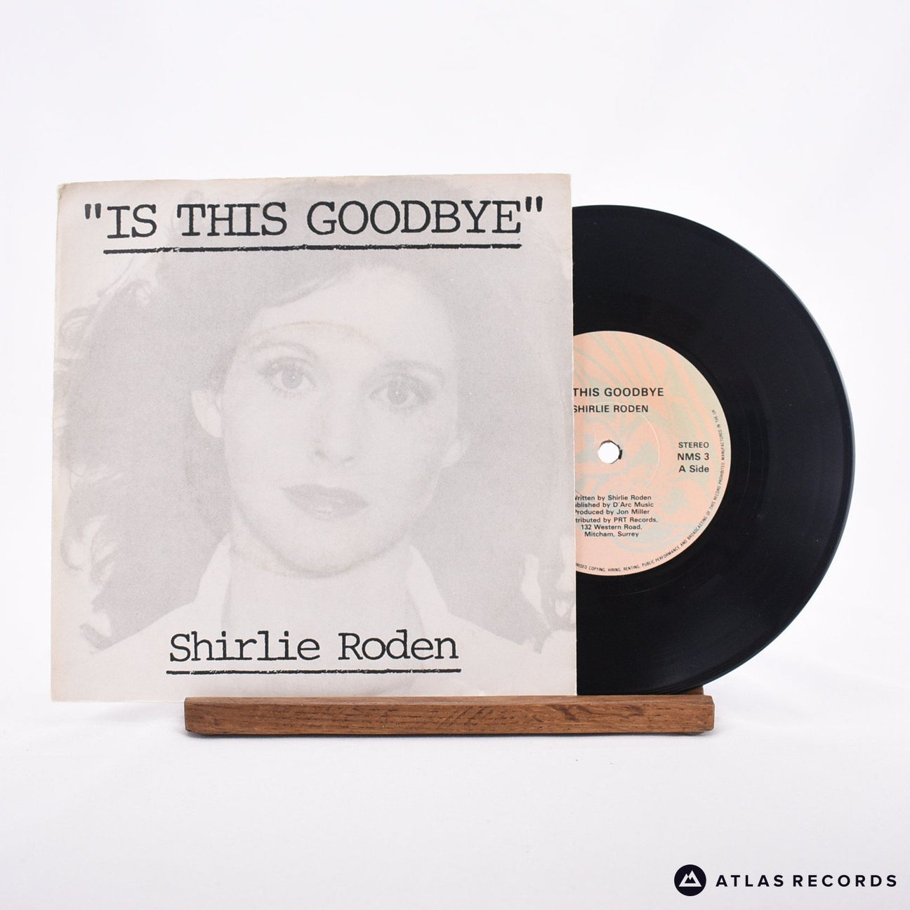 Shirlie Roden Is This Goodbye 7" Vinyl Record - Front Cover & Record