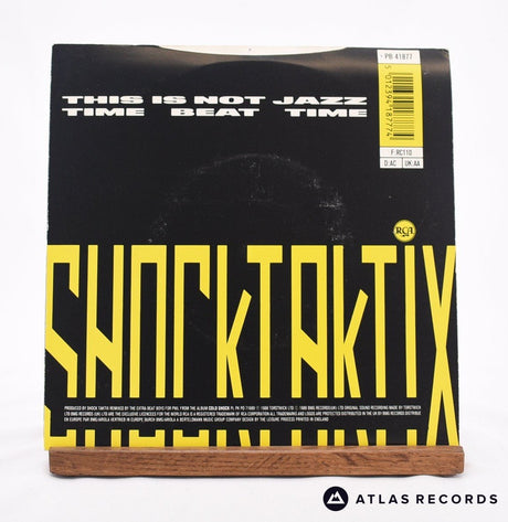 Shock Taktix - This Is Not Jazz / Time Beat Time - 7" Vinyl Record - VG+/VG+