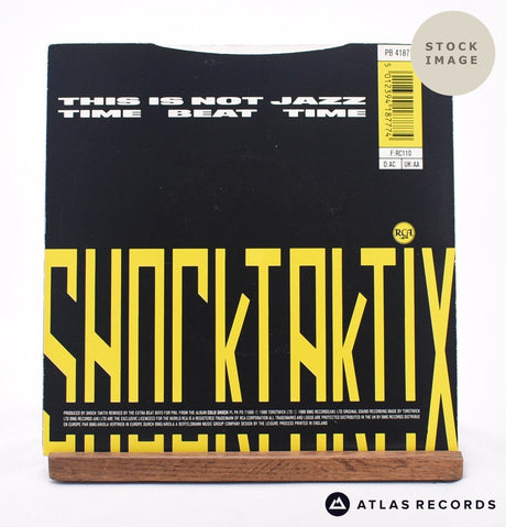 Shock Taktix This Is Not Jazz 7" Vinyl Record - Reverse Of Sleeve