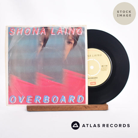 Shona Laing Overboard 7" Vinyl Record - Sleeve & Record Side-By-Side