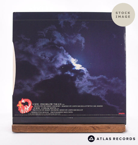 Shriekback Fish Below The Ice 7" Vinyl Record - Reverse Of Sleeve