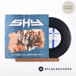 Shy Give It All You've Got 7" Vinyl Record - Sleeve & Record Side-By-Side