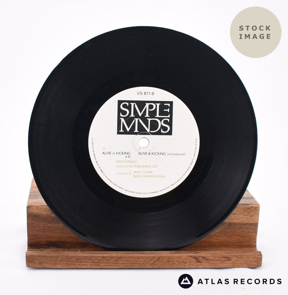 Simple Minds Alive & Kicking Vinyl Record - Record B Side