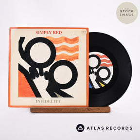 Simply Red Infidelity Vinyl Record - Sleeve & Record Side-By-Side