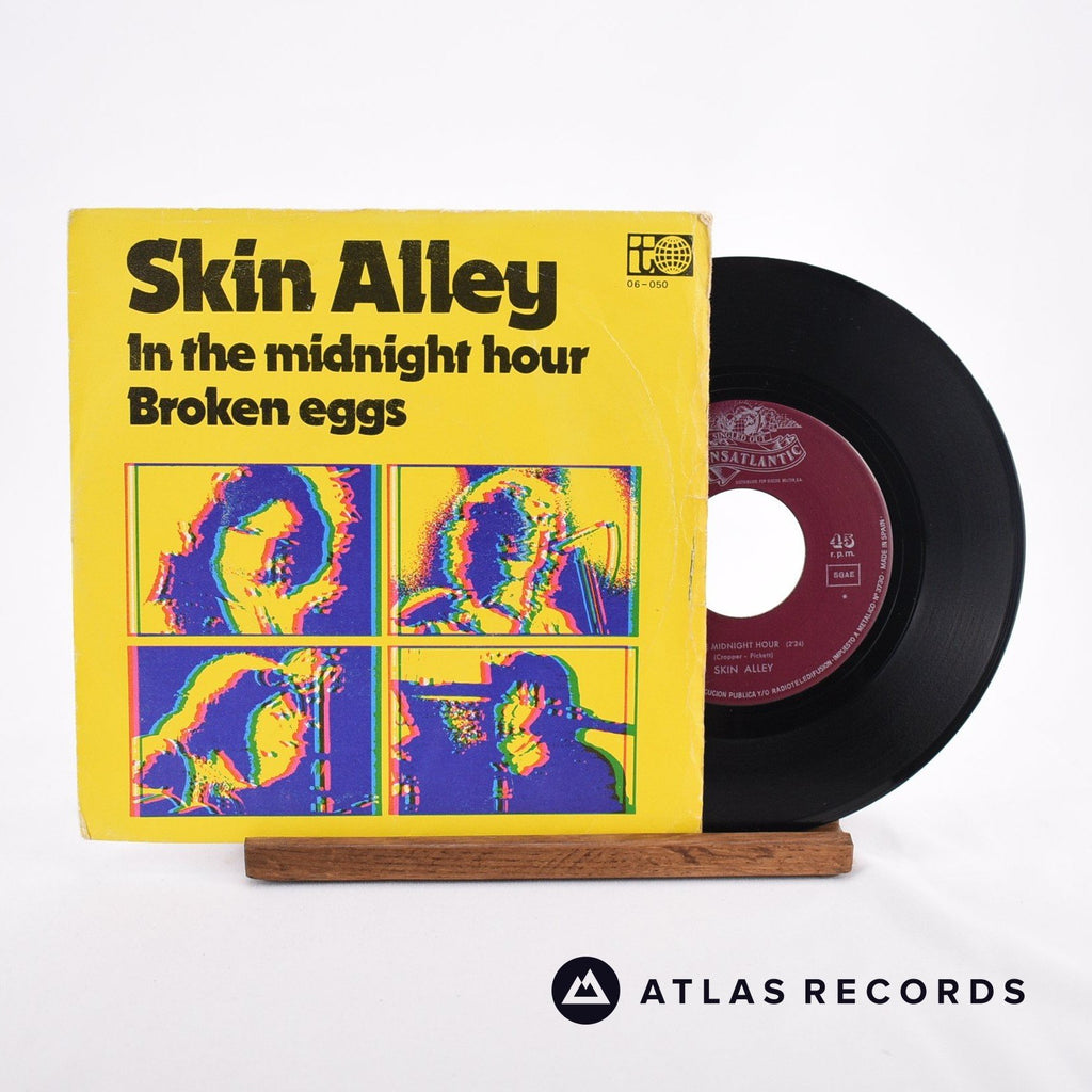 Skin Alley In The Midnight Hour / Broken Eggs 7" Vinyl Record - Front Cover & Record