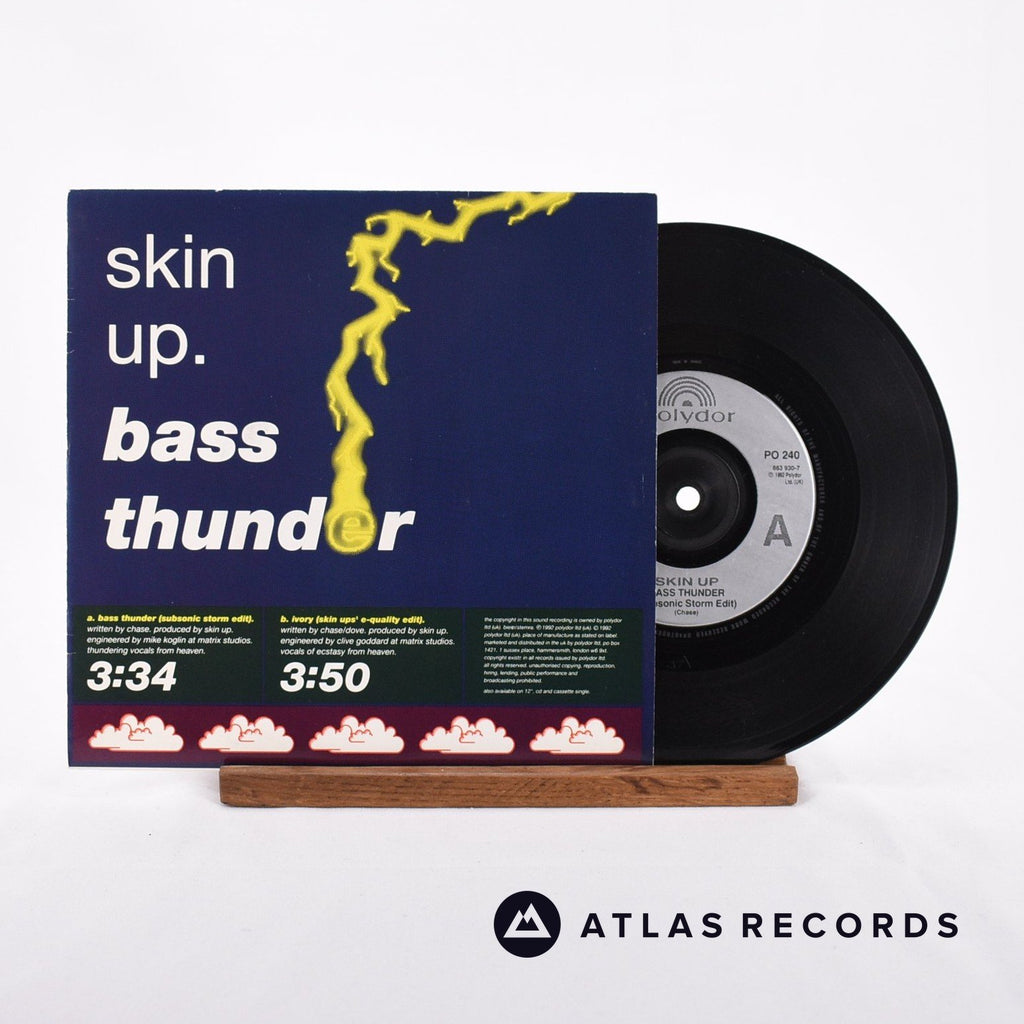 Skin Up Bass Thunder 7" Vinyl Record - Front Cover & Record