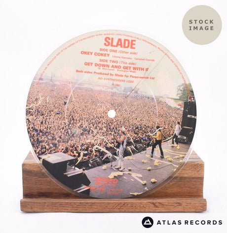 Slade Okey Cokey 7" Vinyl Record - Reverse Of Sleeve