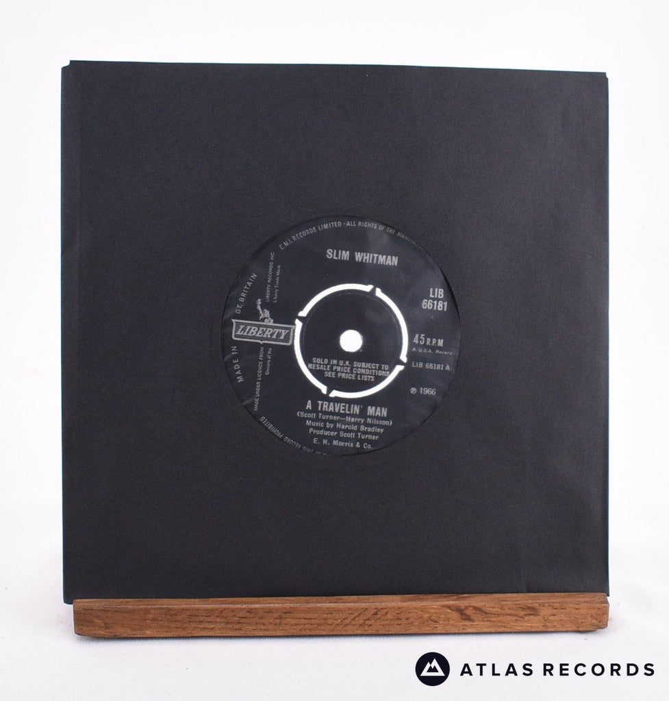 Slim Whitman A Travelin' Man 7" Vinyl Record - In Sleeve